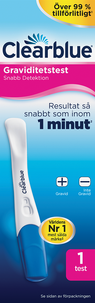 1-pack Clearblue Graviditetstest Plus