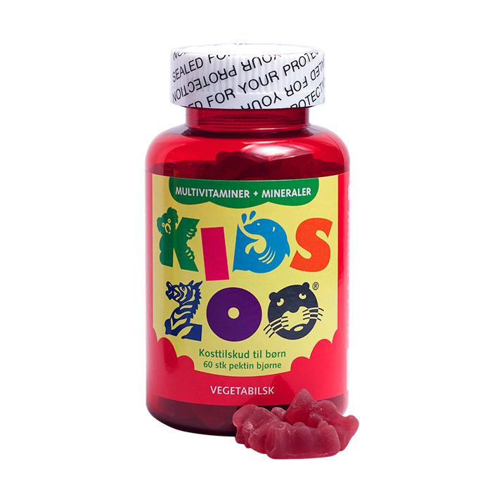 KidsZoo Multivitamin+Mineraler vegansk 60st