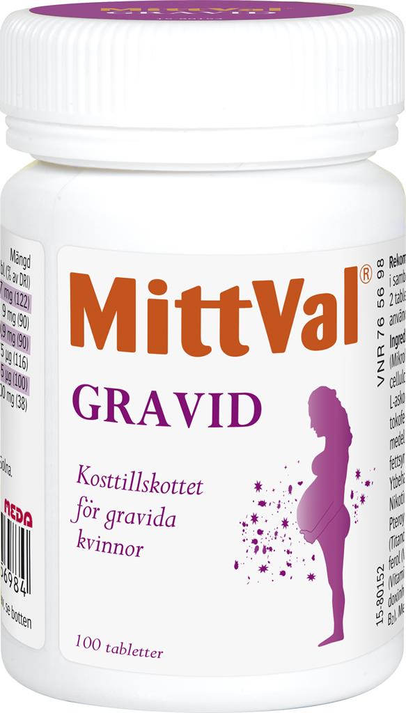 MittVal Gravid 100 tabletter