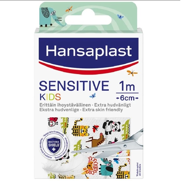 Hansaplast Kids Sensitive Animal 1 m x 6 cm