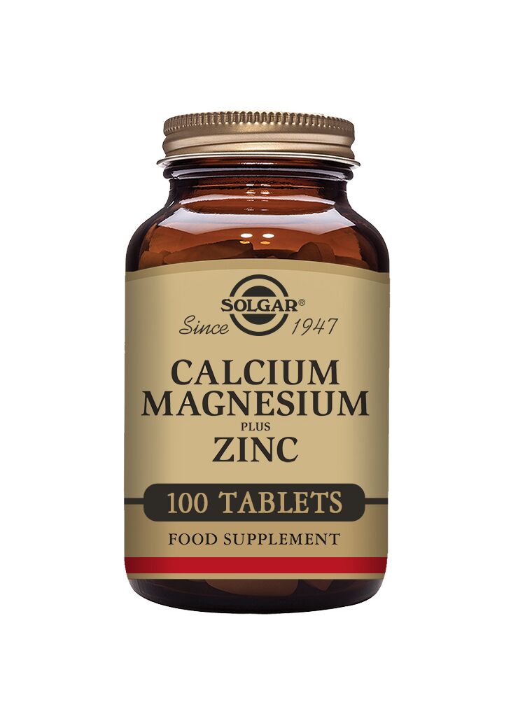 Calcium Magnesium Zinc 100 tabletter - Solgar