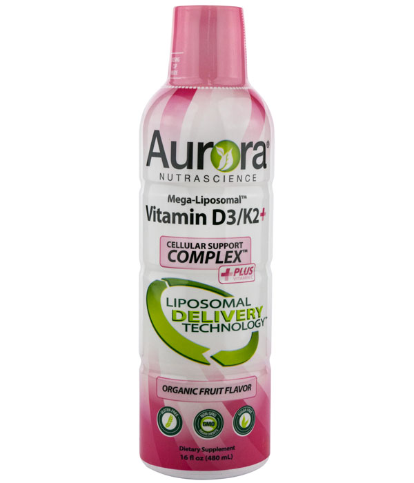 Aurora Liposomal Vitamin D3/K2+