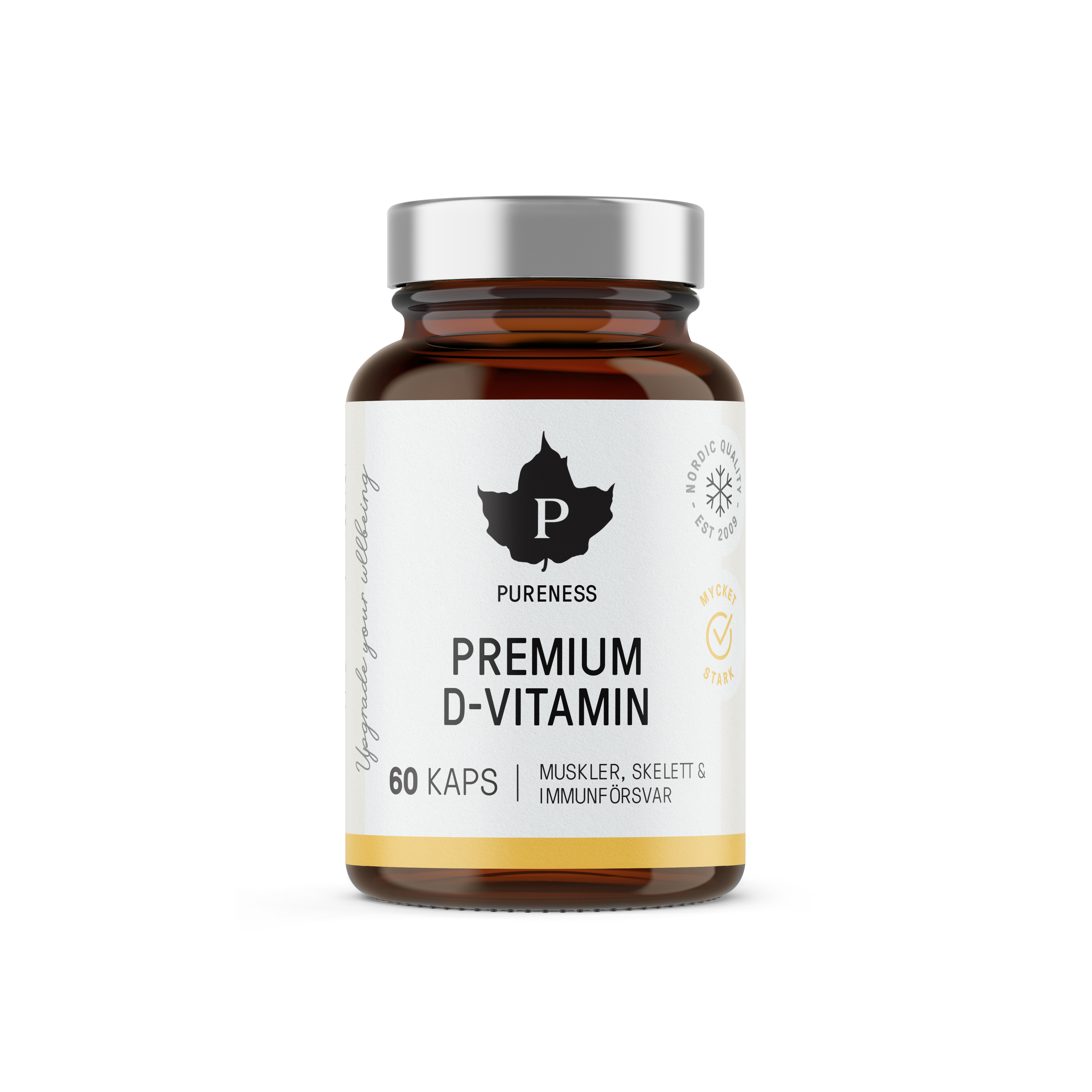 Premium D-Vitamin 60 kapslar - Pureness