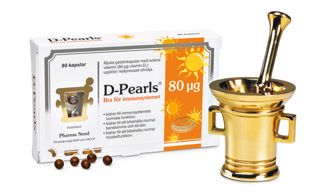 D-vitamin D-Pearls - Pharma Nord 80 kap (80 µg)