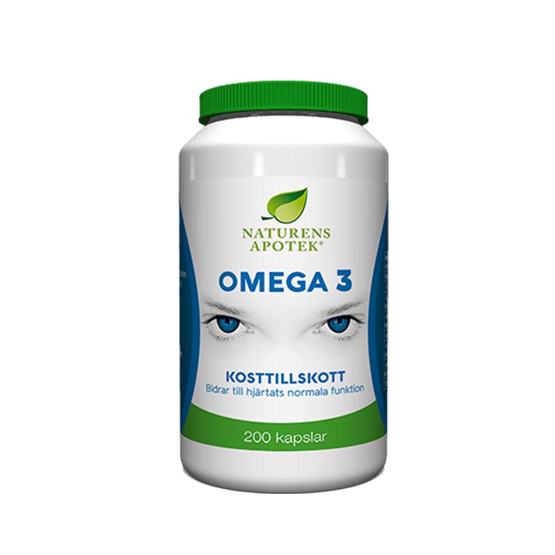 Omega 3 200 kapslar - Naturens Apotek