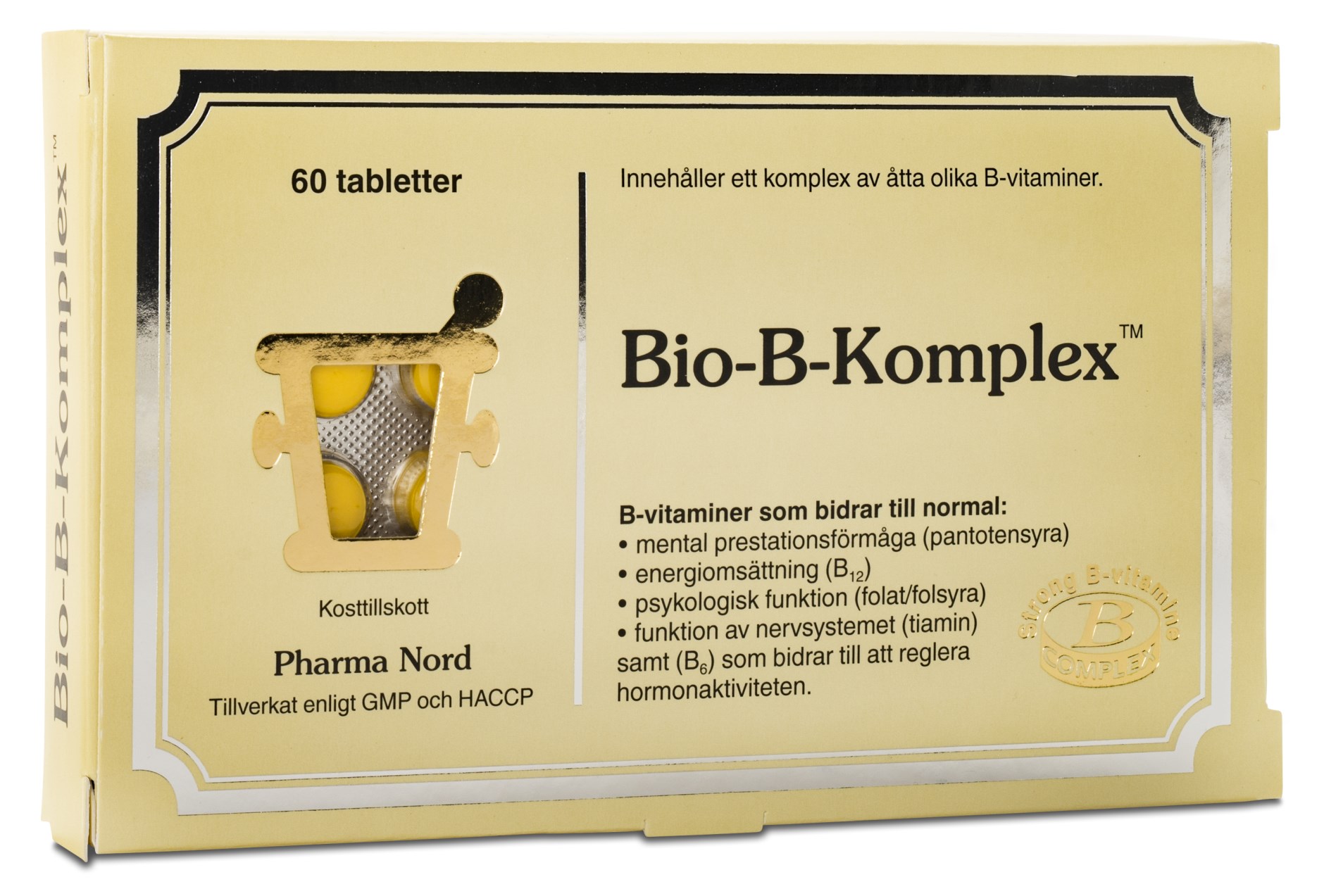 Bio-B-Complex 60 tabletter (B-vitamin) - Pharma Nord