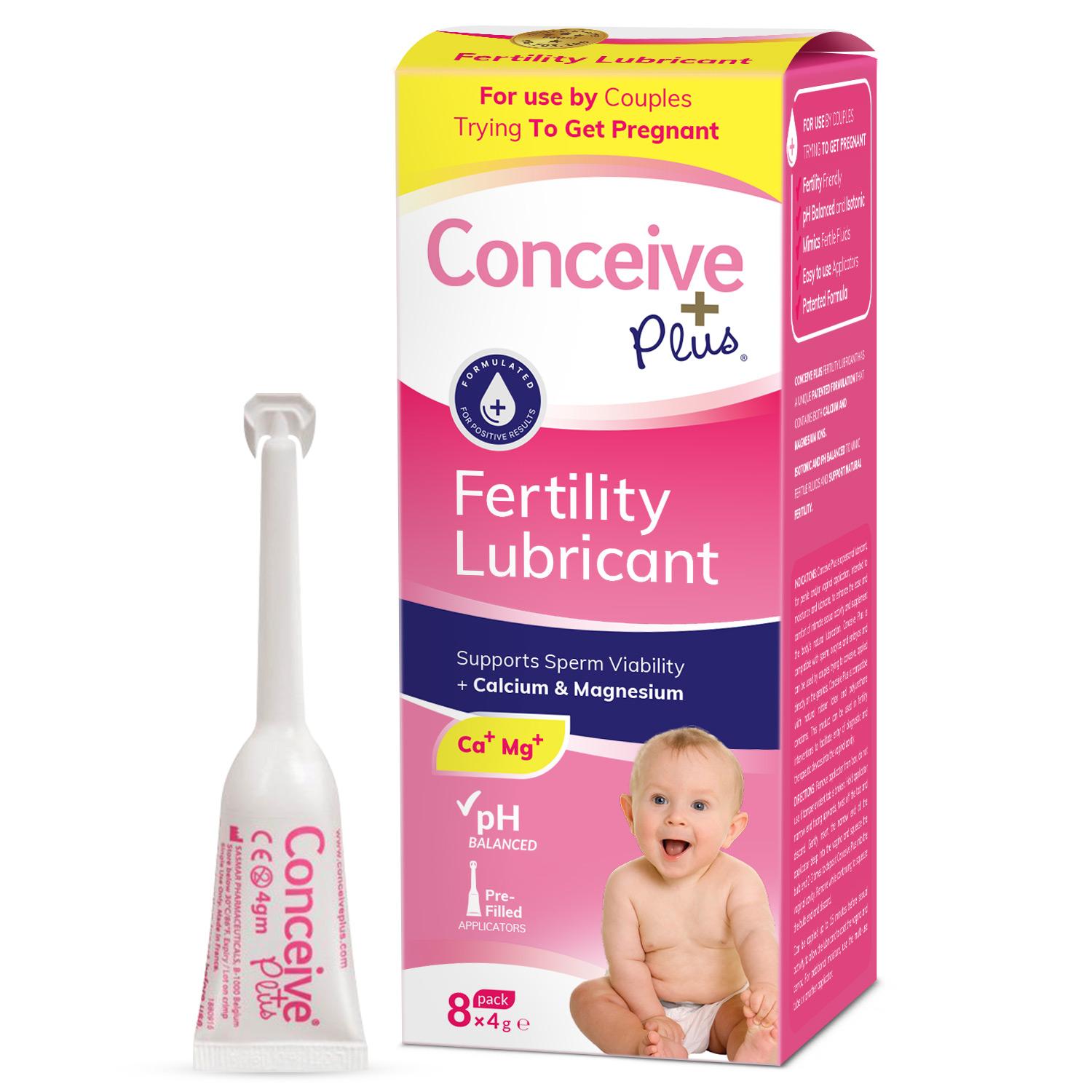 Färdiga Applikatorer 8 x 4g - Fertilitetsglidmedel - Sasmar Conceive plus