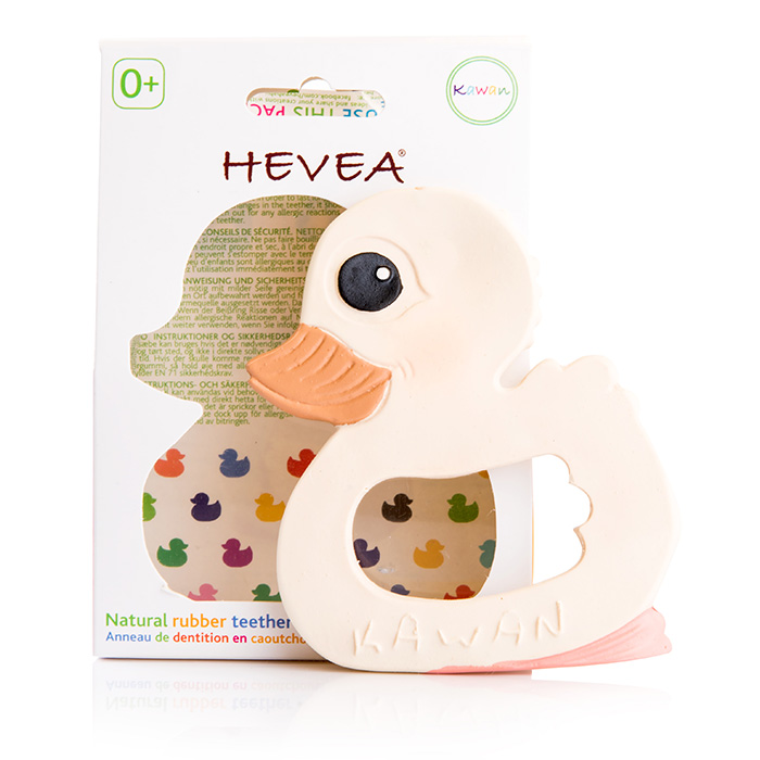 Bitring Naturgummi 0+ mån - KAWAN - Hevea