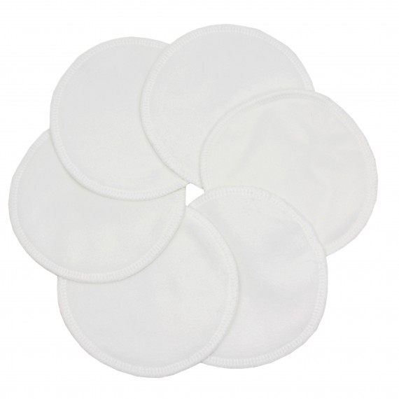 Ekologiska amningsinlägg Stay Dry 4-pack - ImseVimse Vit