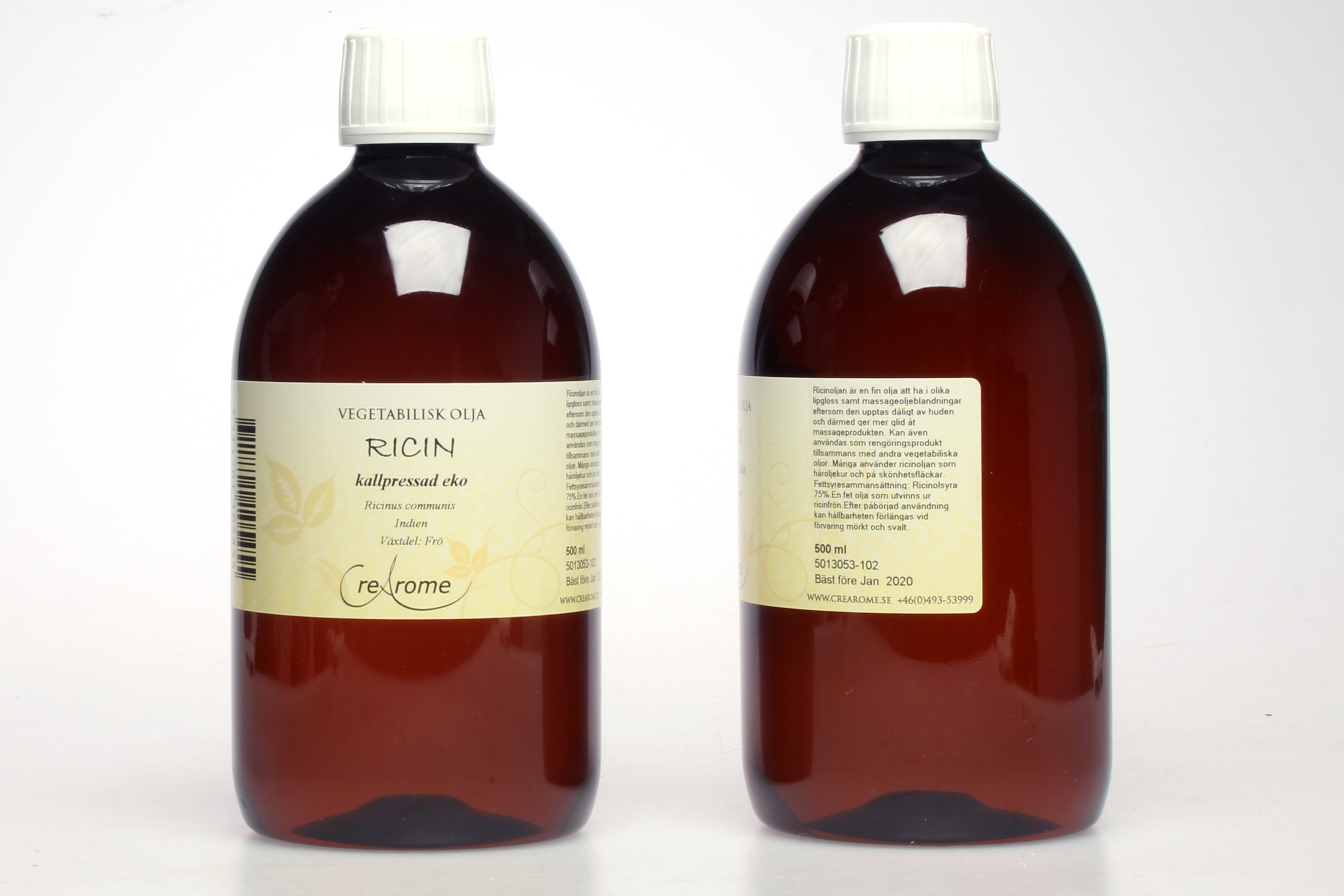 Ricinolja kallpressad 500ml