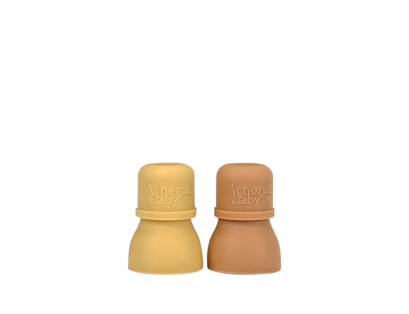 CherubBaby Silikonpip till Matpåsar Caramel & Mimosa