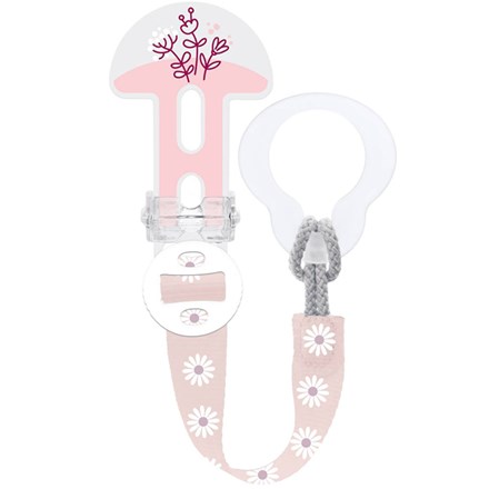MAM Clip it! Napphållare Rosa (Blommor)
