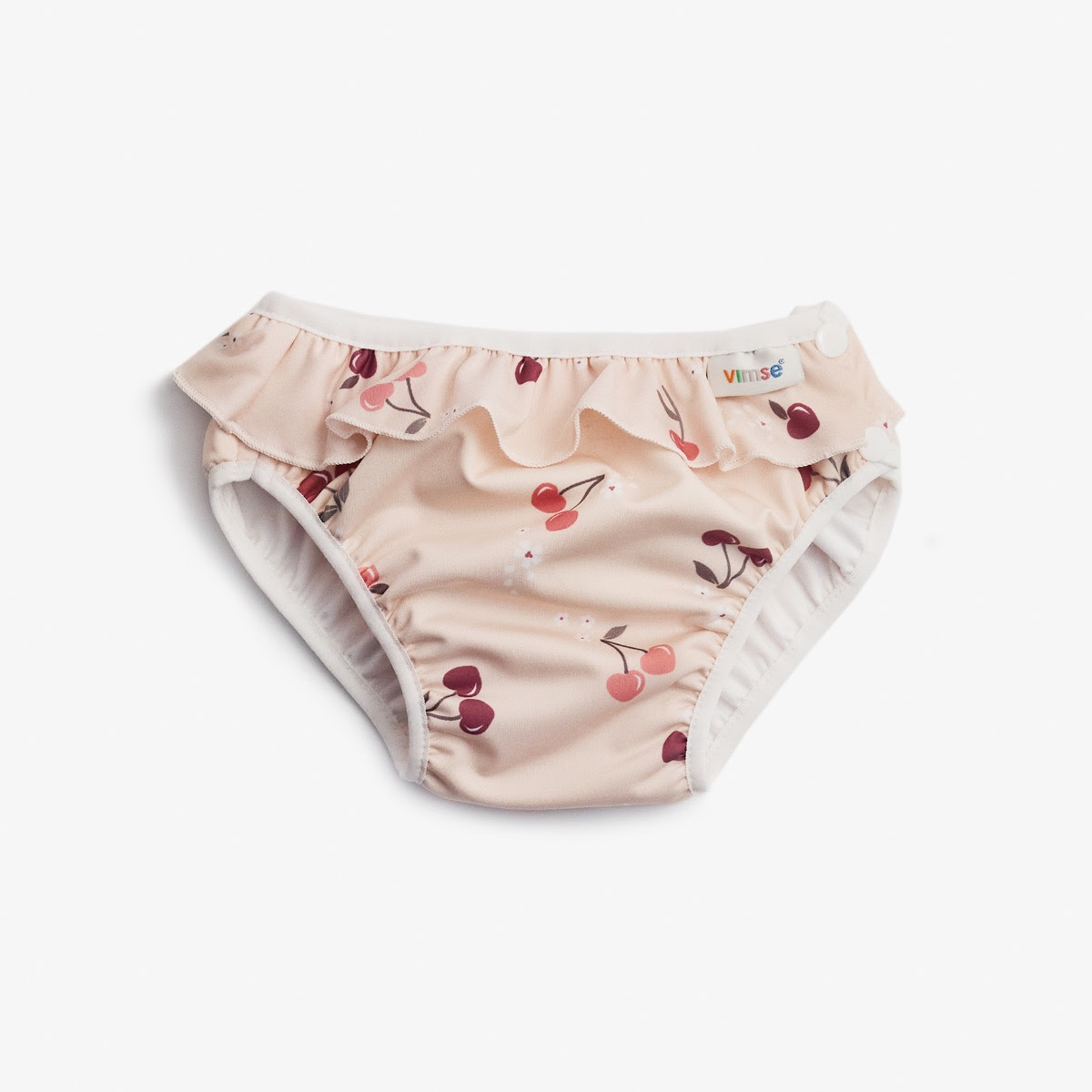 Badblöja, sidoknäppt, Vimse Cherry XL 11-14kg