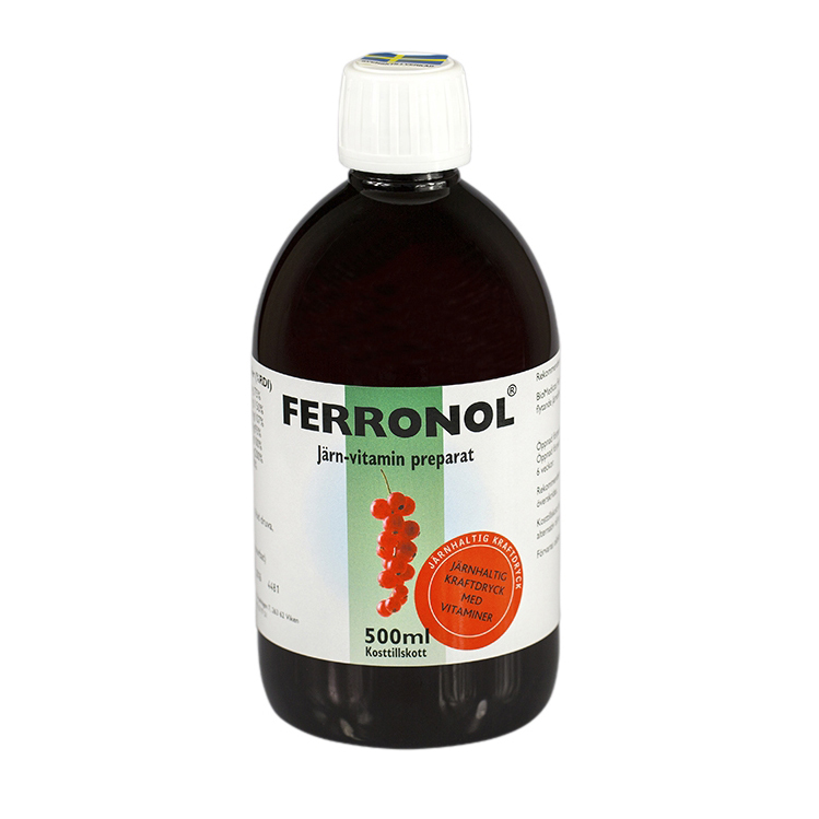 Ferronol 500ml - Flytande Järntillskott