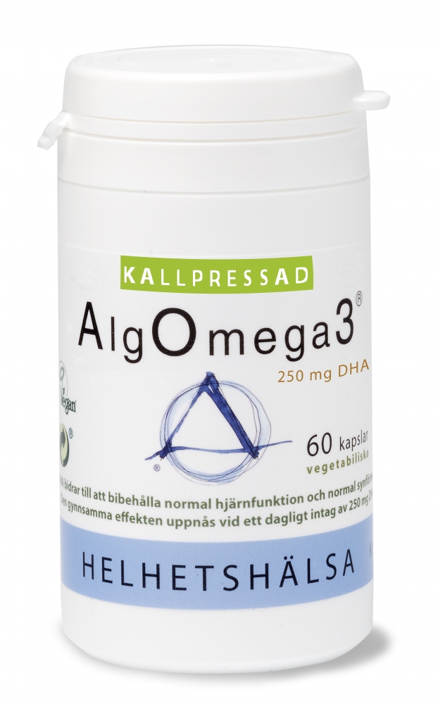 AlgOmega3® Kallpressad, 60 kapslar - Helhetshälsa