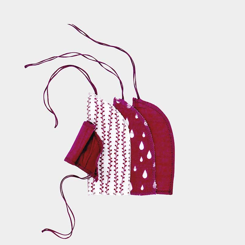 Tygtamponger Mini 8-pack - ImseVimse Sangria
