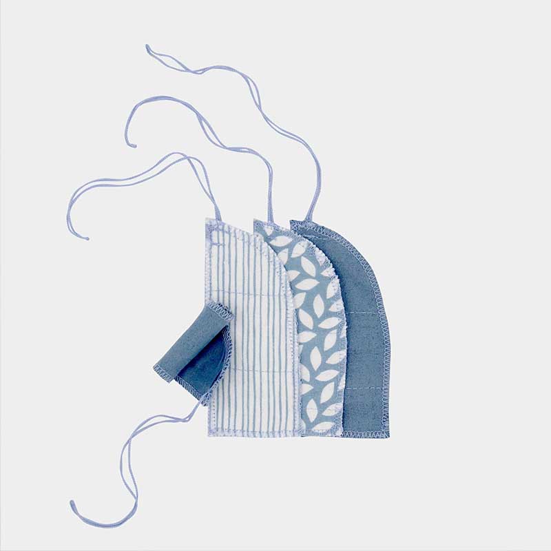 Tygtamponger Mini 8-pack - ImseVimse Denim