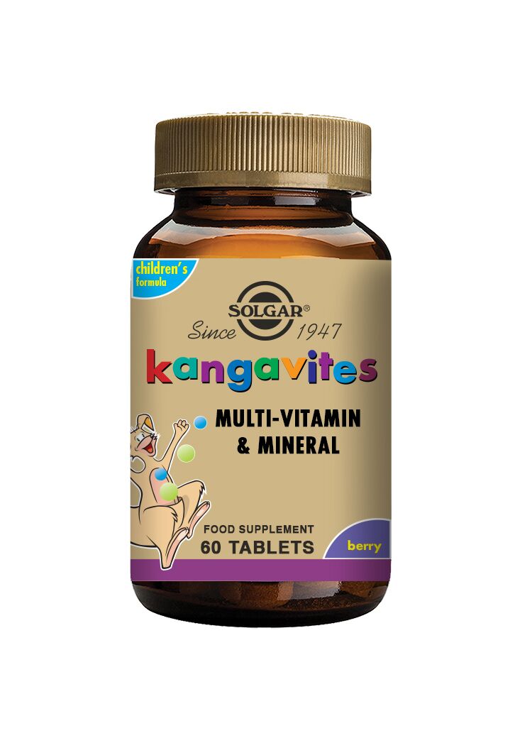 Kangavites® Bouncing Berry (barnvitamin/mineral) Bärsmak tuggtabl. 60 tabletter