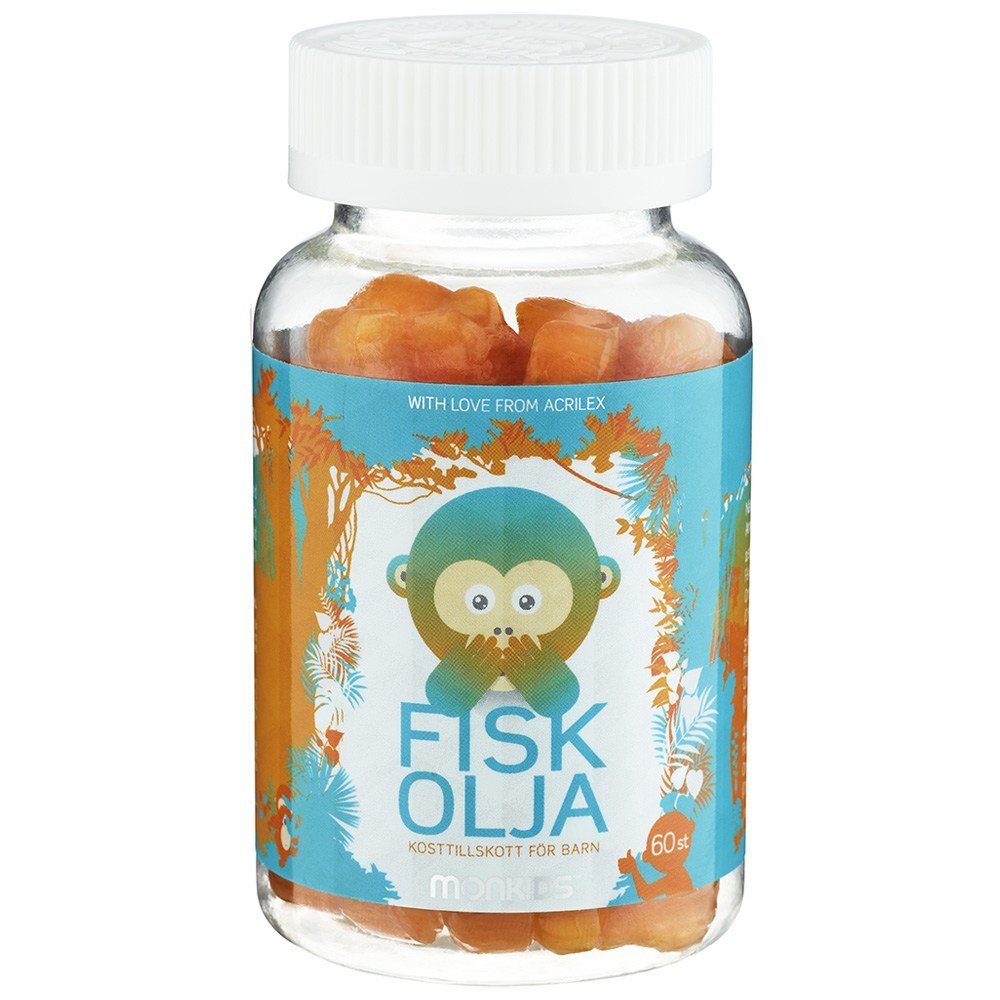 MONKIDS™ Fiskolja | 60 ST