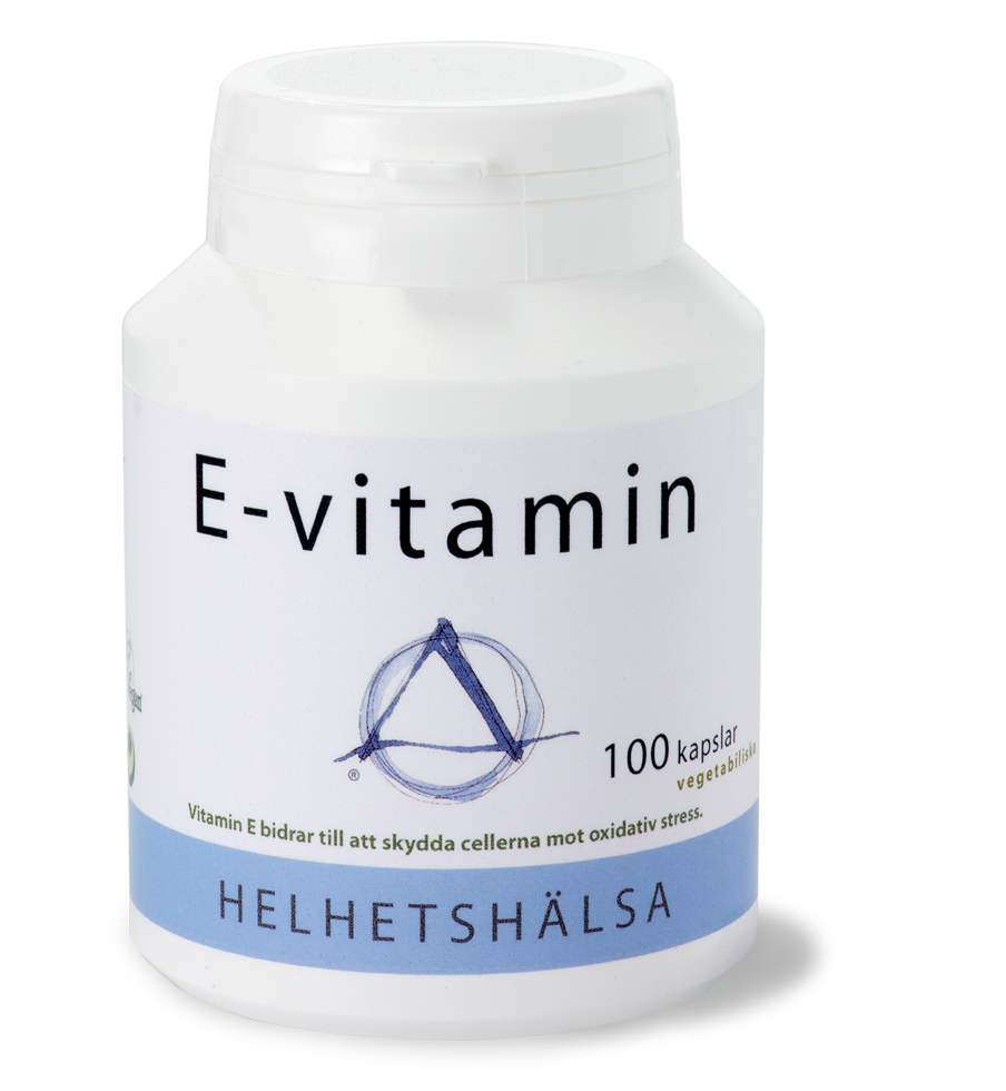 E-vitamin, 100 kapslar - Helhetshälsa