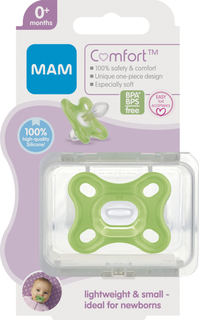 MAM Comfort - Soothie/Sugnapp Grön