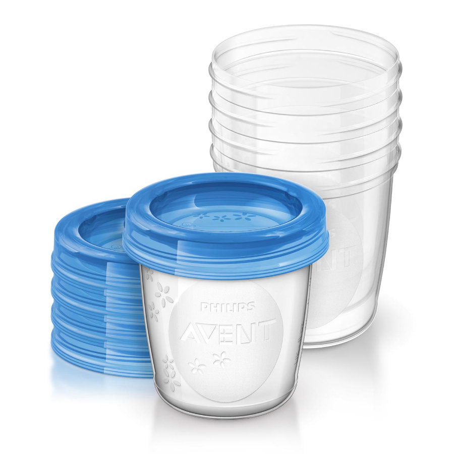 Förvaringsmugg för bröstmjölk 5-pack - Philips Avent