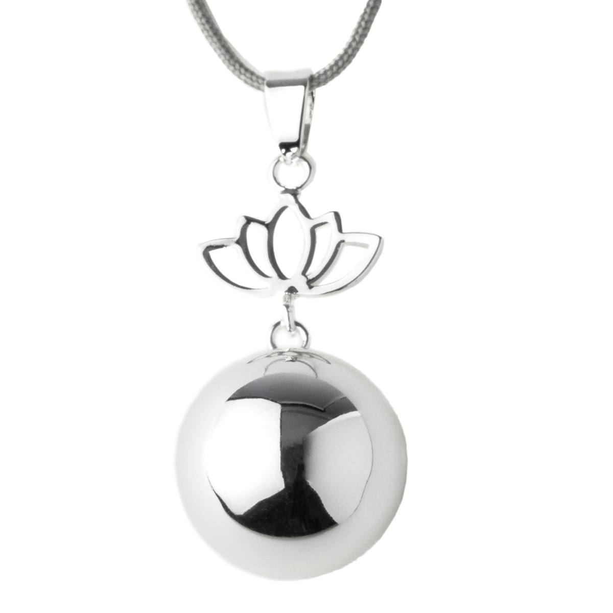 Bola gravidsmycke silver lotus