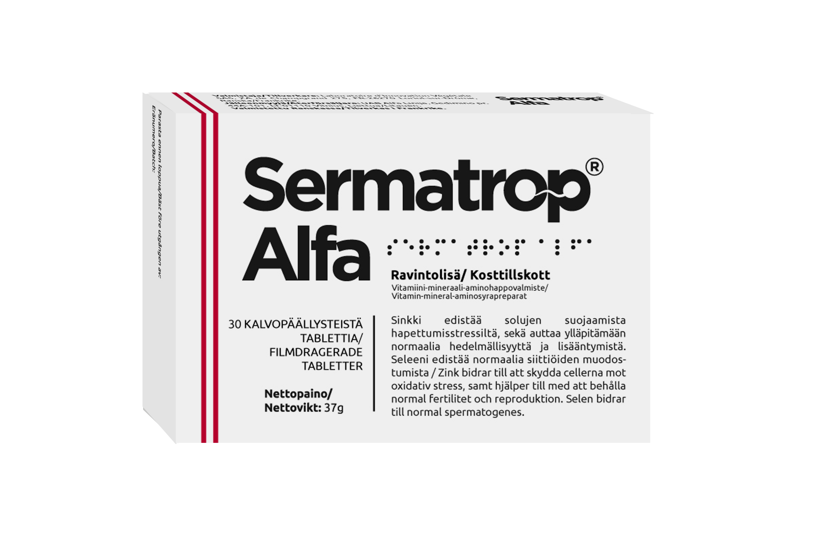 Sermatrop Alfa®, 30 tabletter