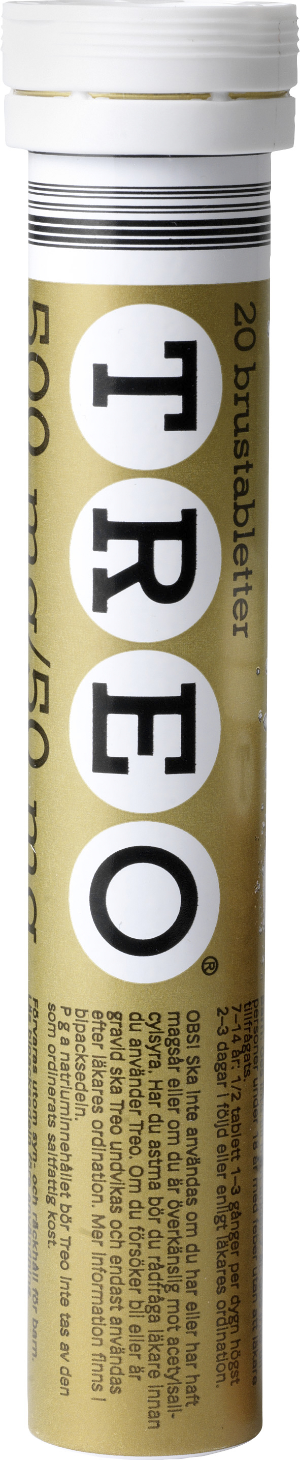Treo tablett 500 mg/50 mg 20 st