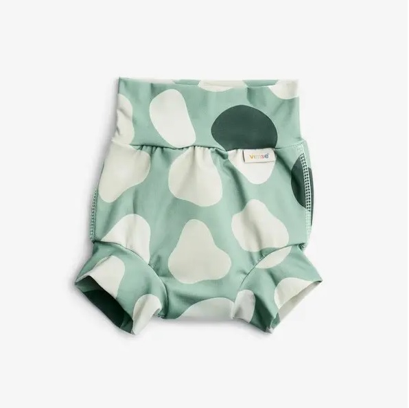 Badblöja, hög midja och mudd, Green Shapes M 7-10 kg
