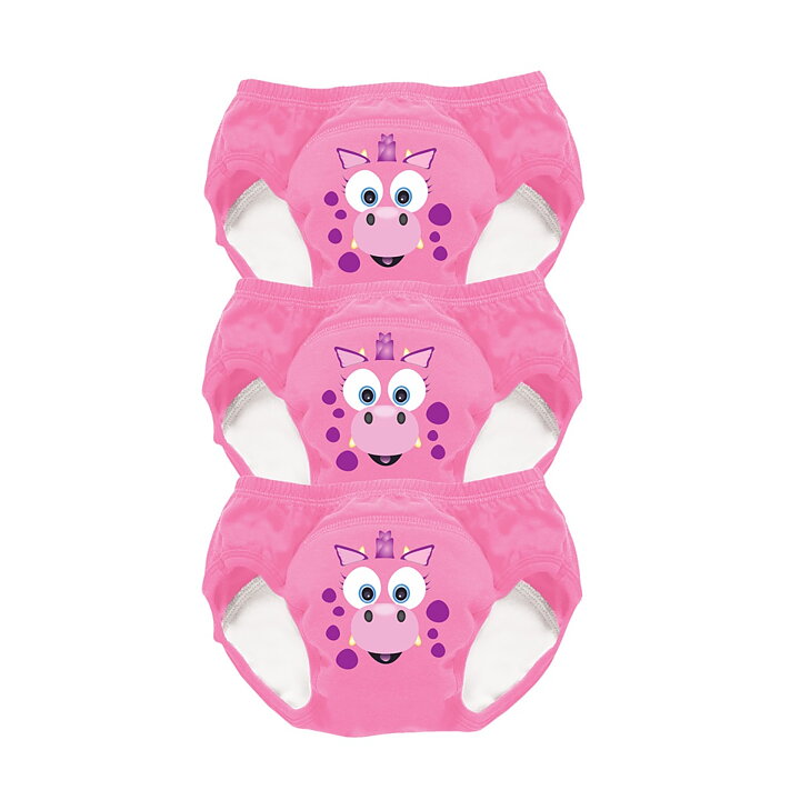 Potträningsbyxa 3-pack - My Carry Potty Rosa drake 3-4 år