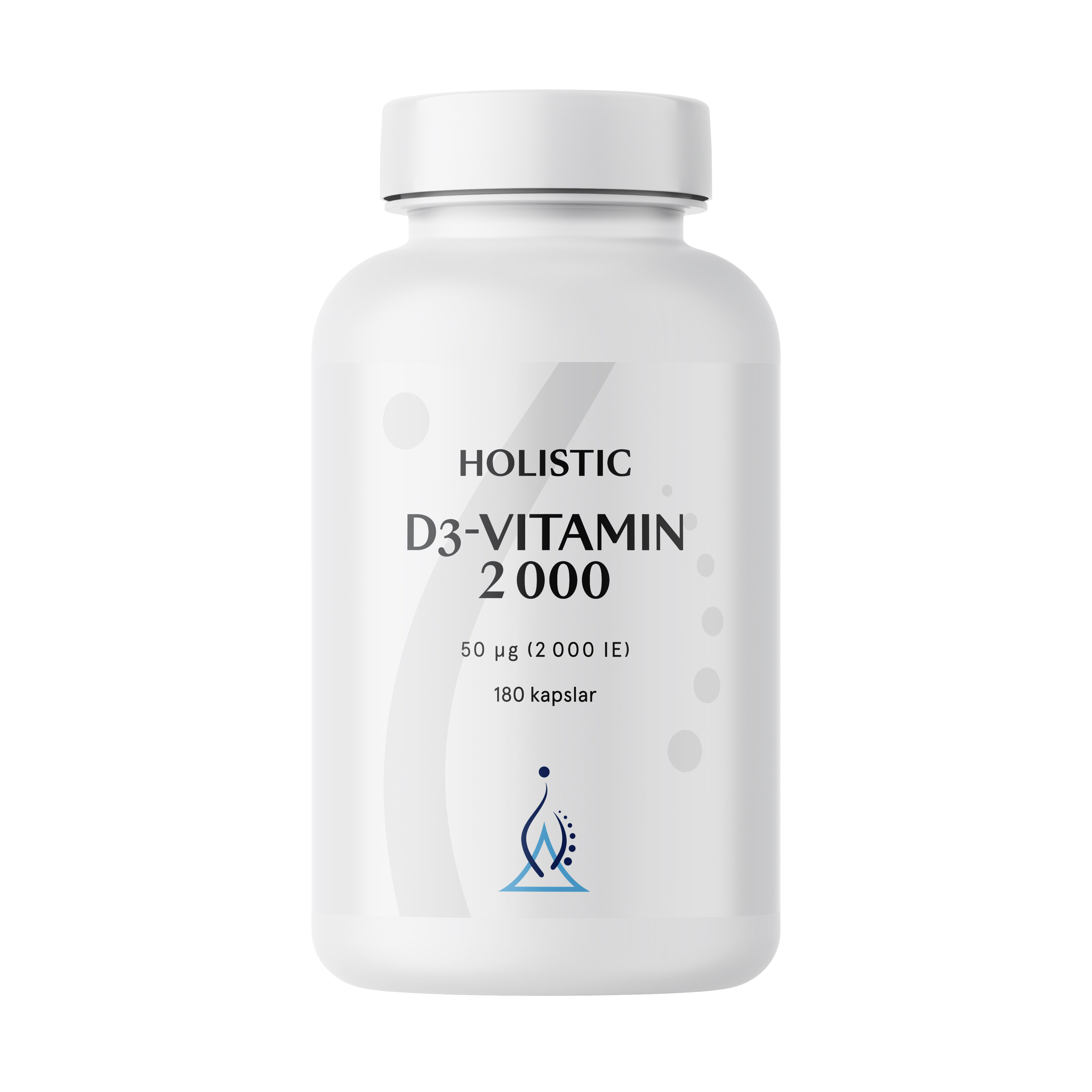 D3-vitamin 2000, 180 kapslar - Holistic