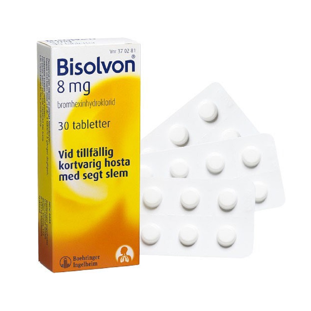Bisolvon tablett 8 mg 30 st
