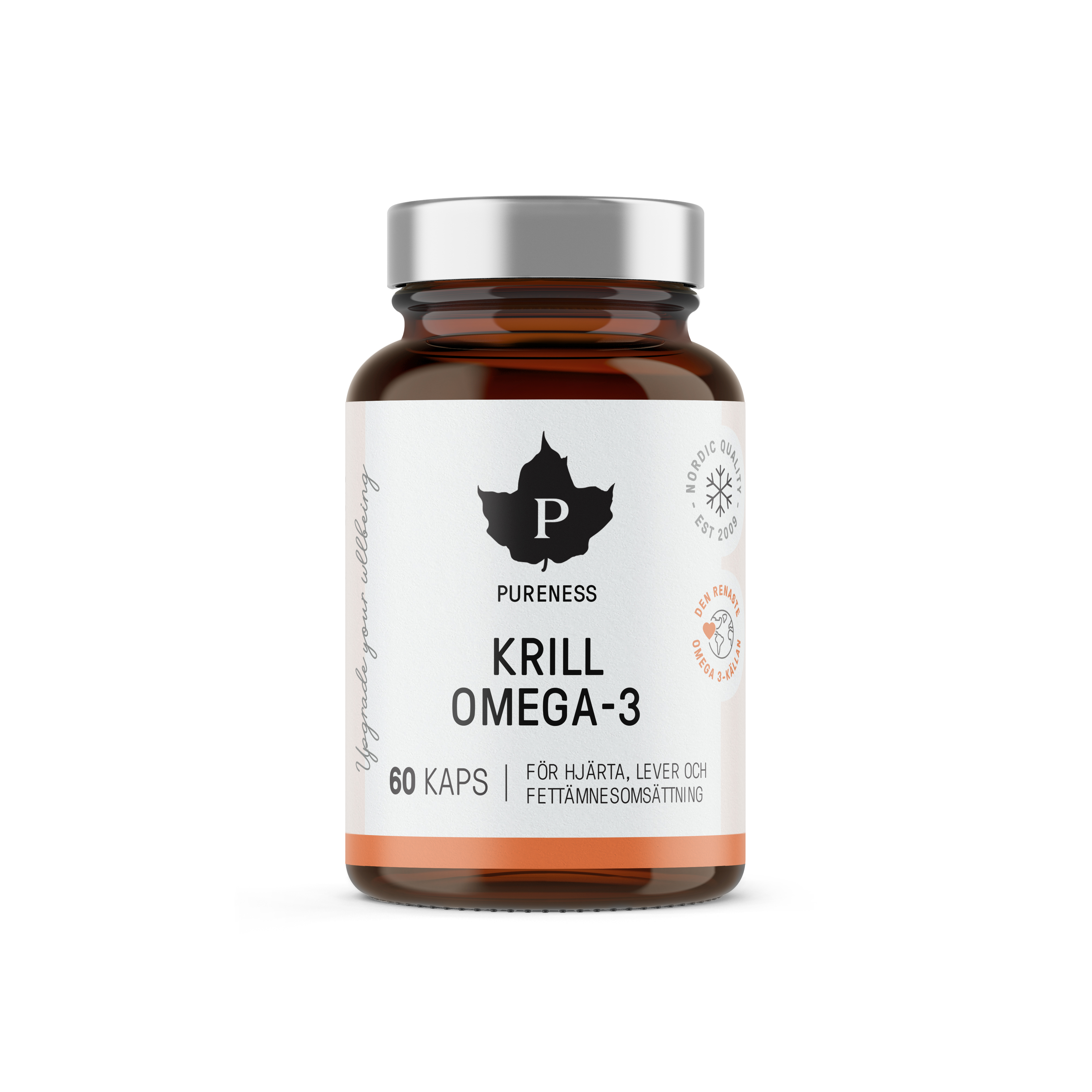 Krill Omega-3 60 kapslar - Pureness