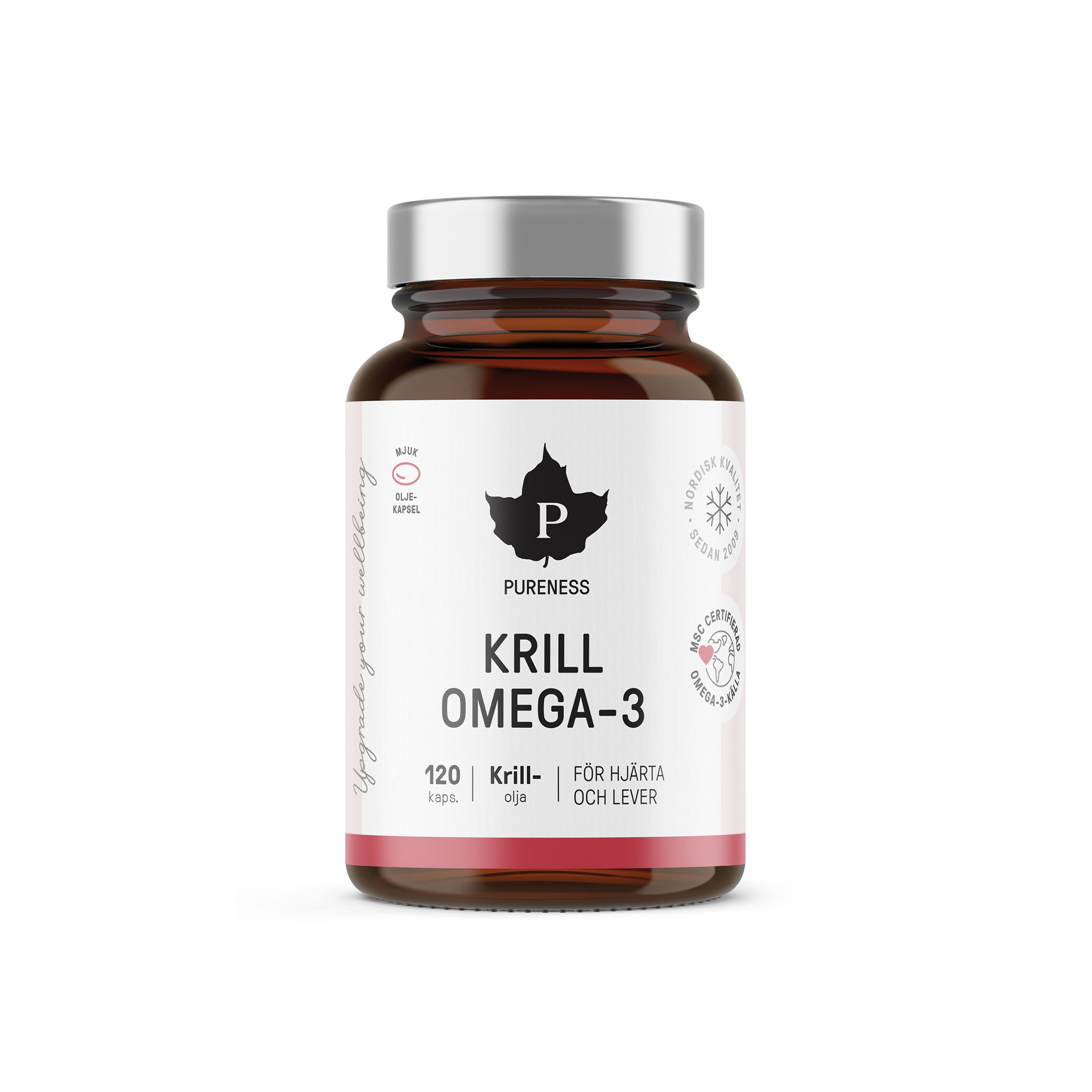 Krill Omega-3 120 kapslar - Pureness