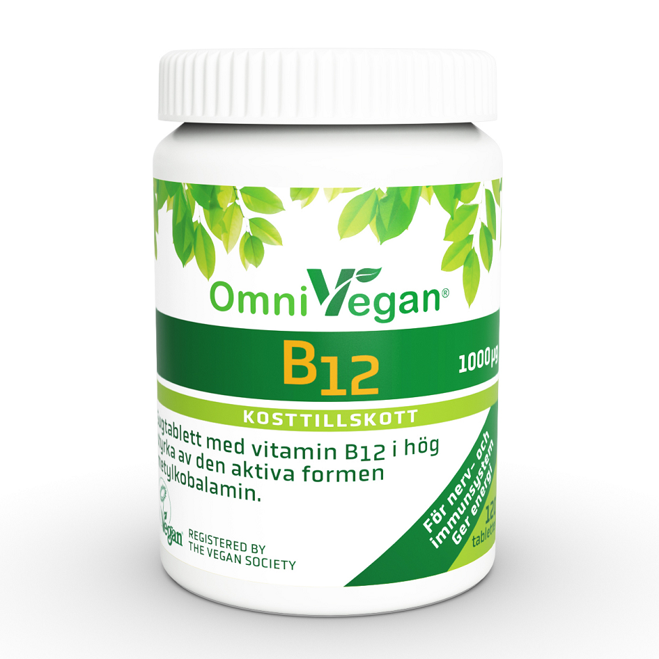 Omnivegan Veg B12 1000ug 120 tabletter - Omnisym Pharma