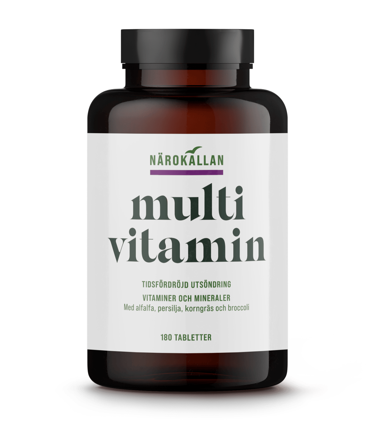 Närokällan Multivitamin Tidsfördröjd 180 Tabletter