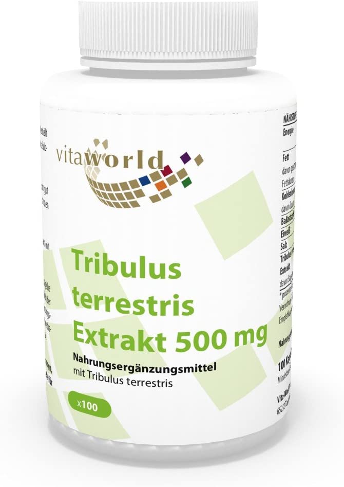 Tiggarnöt (Tribulus terrestris) 100 kapslar