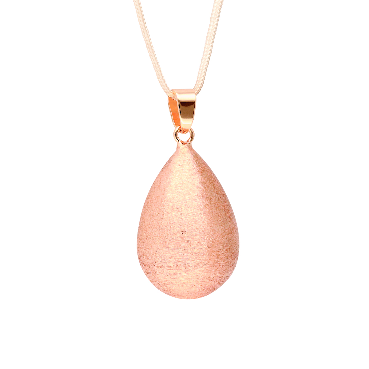 Bola roséguld droppformad