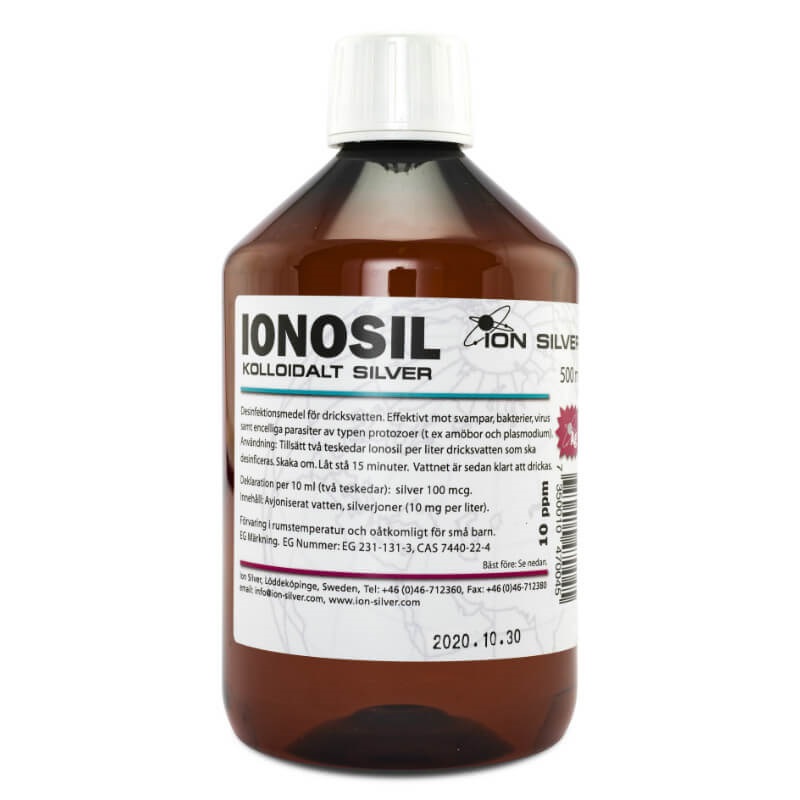 Kolloidalt silver Ion Silver 500ml - Ionosil