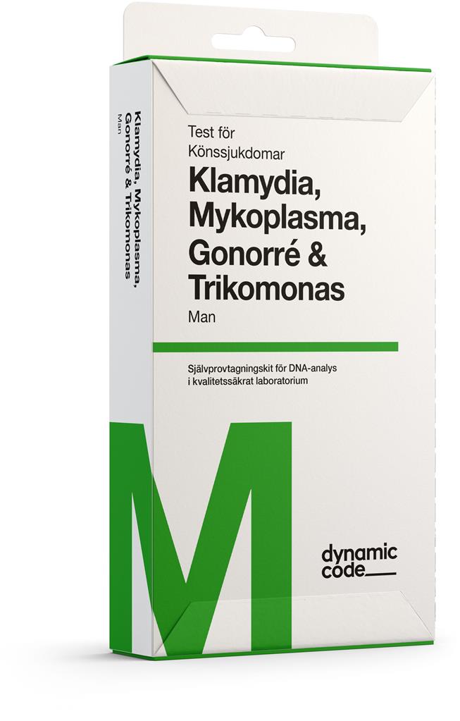 Test för 4 könssjukdomar Man - Dynamic Code