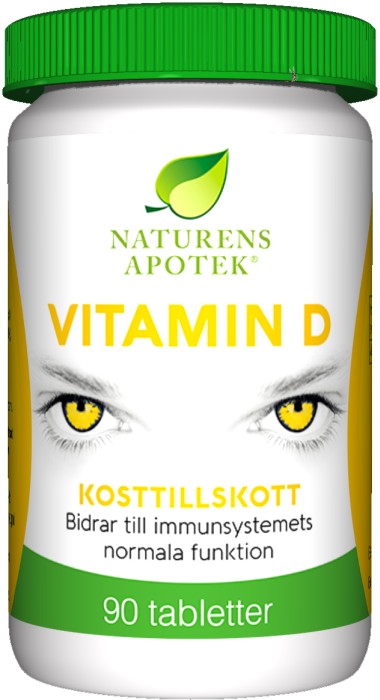 Naturens Apotek Vitamin-D 90 tabletter