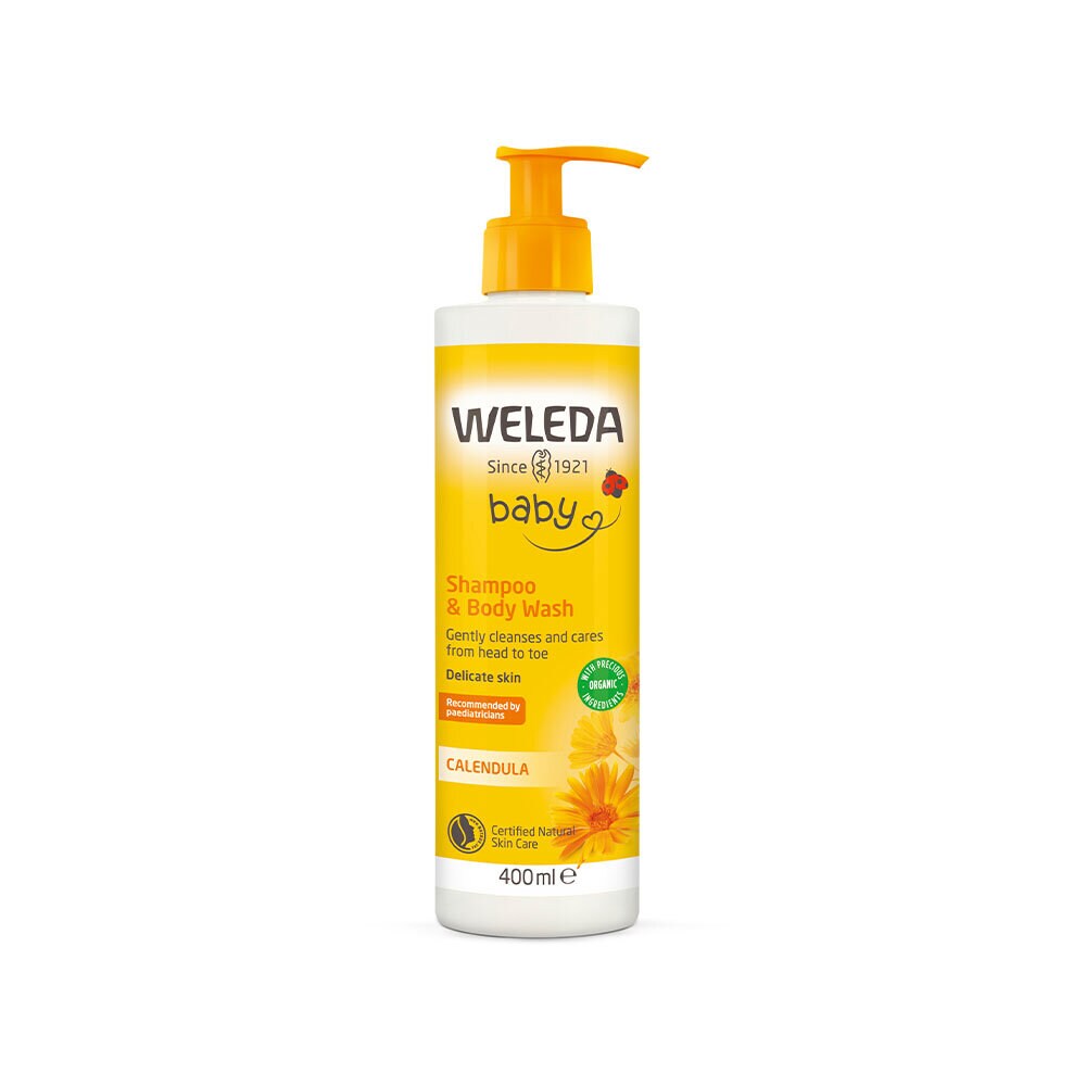 Calendula Shampoo & Body Wash 400ml Weleda