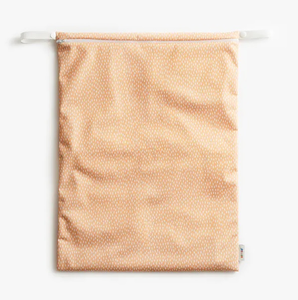 Wet bag, large 46x35cm - Vimse Yellow Sprinkle