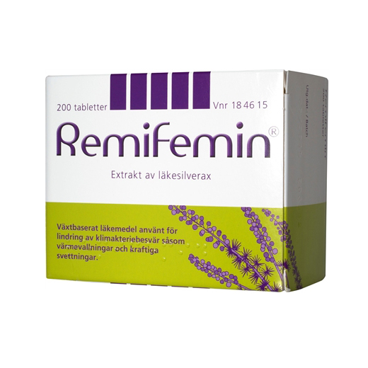 Remifemin Läkesilverax (Black Cohosh) - 200 tabletter