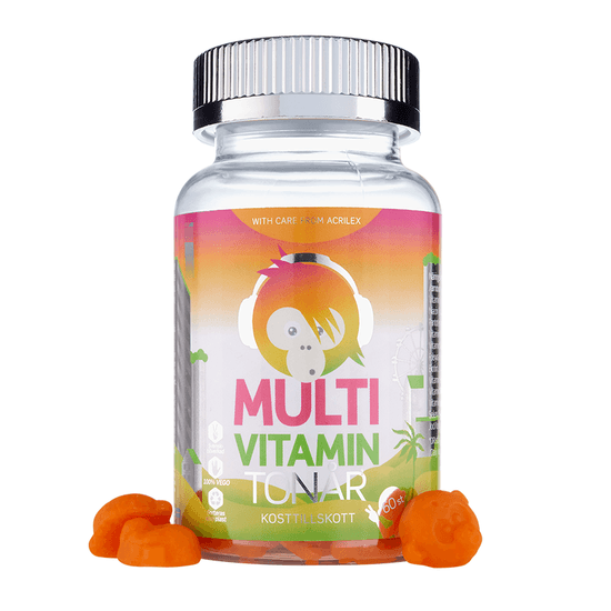 Monkids Multivitamin Tonår 60 tuggtabletter
