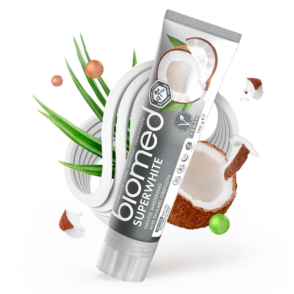 Biomed Toothpaste - Fluorfri tandkräm Superwhite