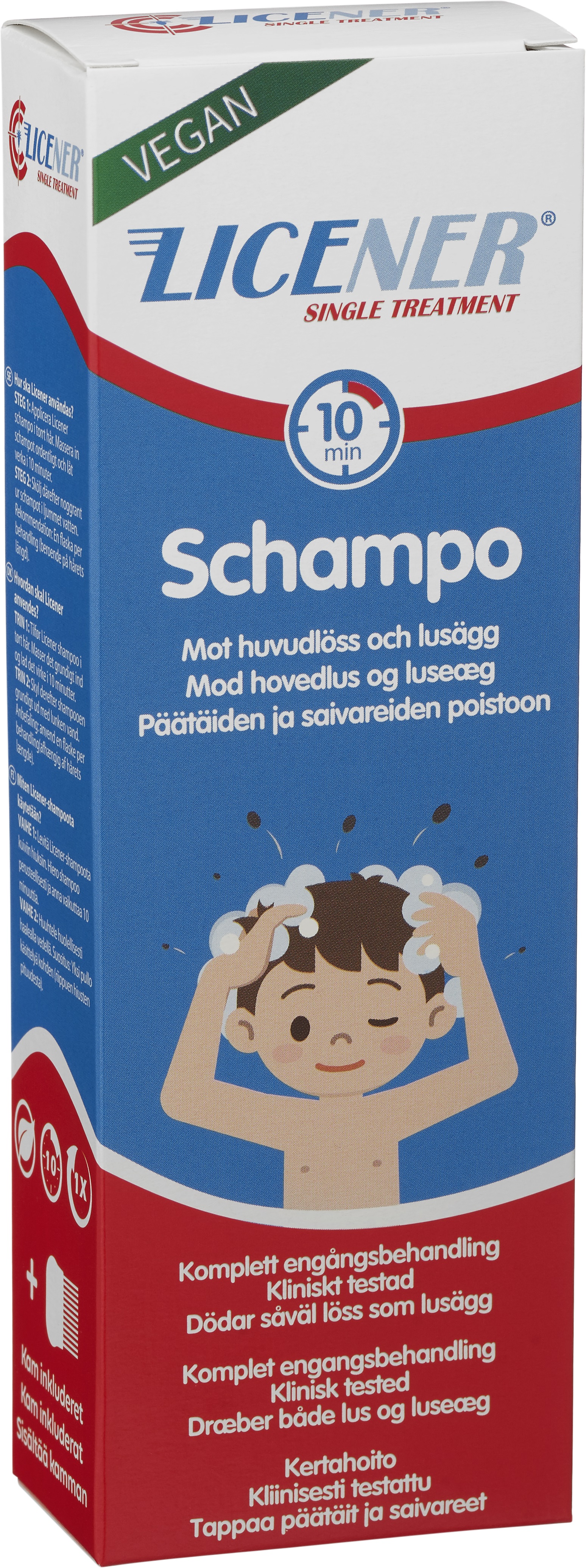 Licener Lusschampo med luskam 100 ml
