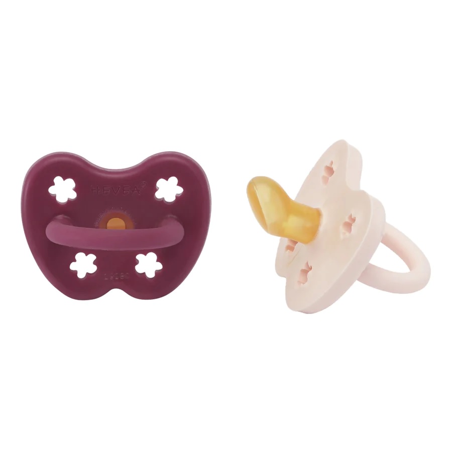 Napp, 3- 36 mån, Ortodontisk, Powder Pink & Rosewood - 2 st