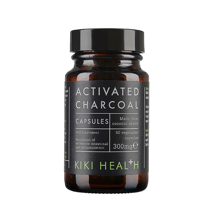 Activated Charcoal Capsules 50 kapslar - Kiki Health